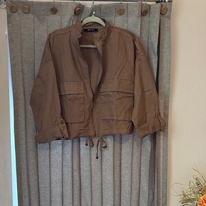 H&M Tan Utility Jacket for Women